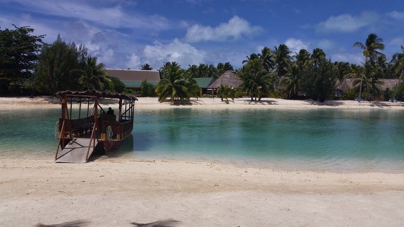Boat transfer to Aitutaki Lagoon Resort and Spa, Cook Islands