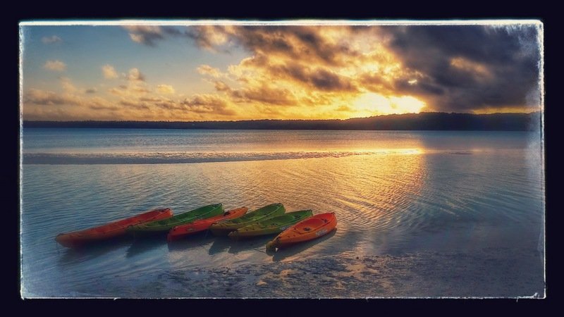 Sunset at Samade, Aitutaki, Cook Islands