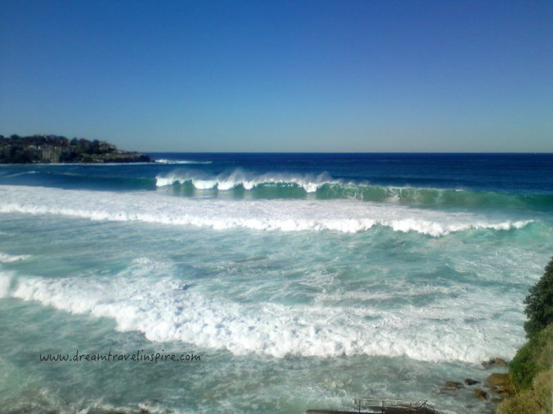 Bronte to Bondi coastal walk views, Sydney, NSW