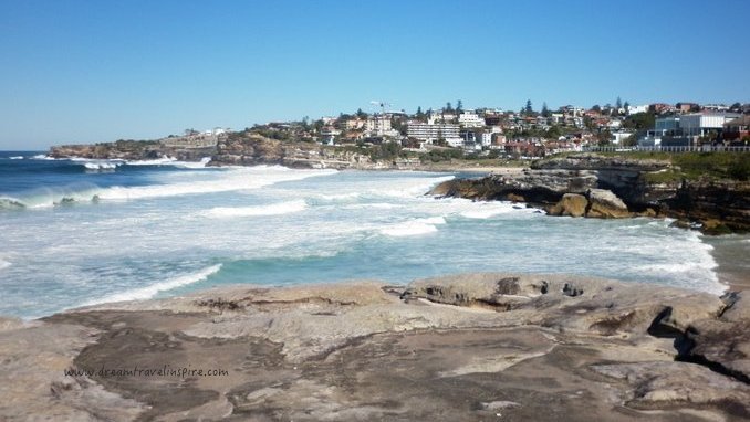 Coastal path on the Bronte to Bondi walk, Sydney, NSW