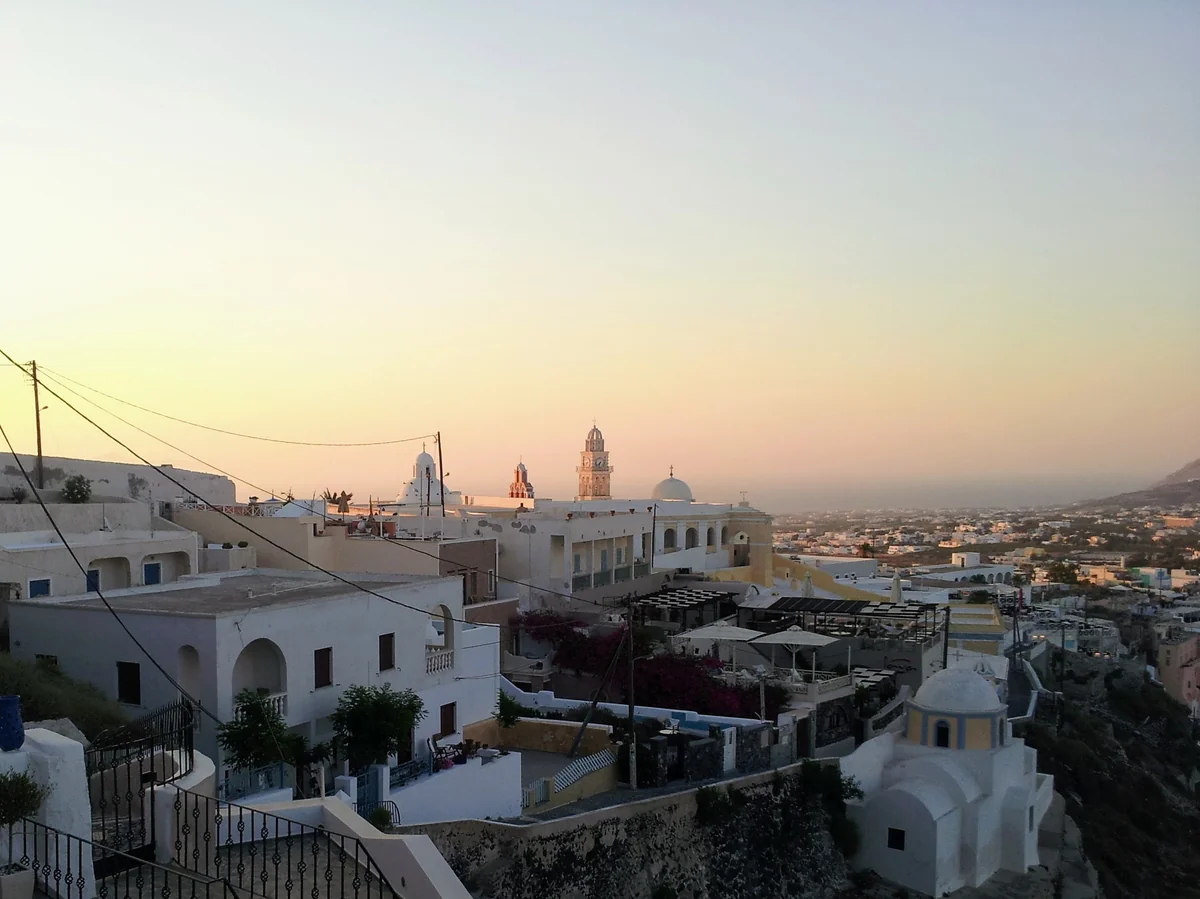 Fira to Oia, Santorini, Greece