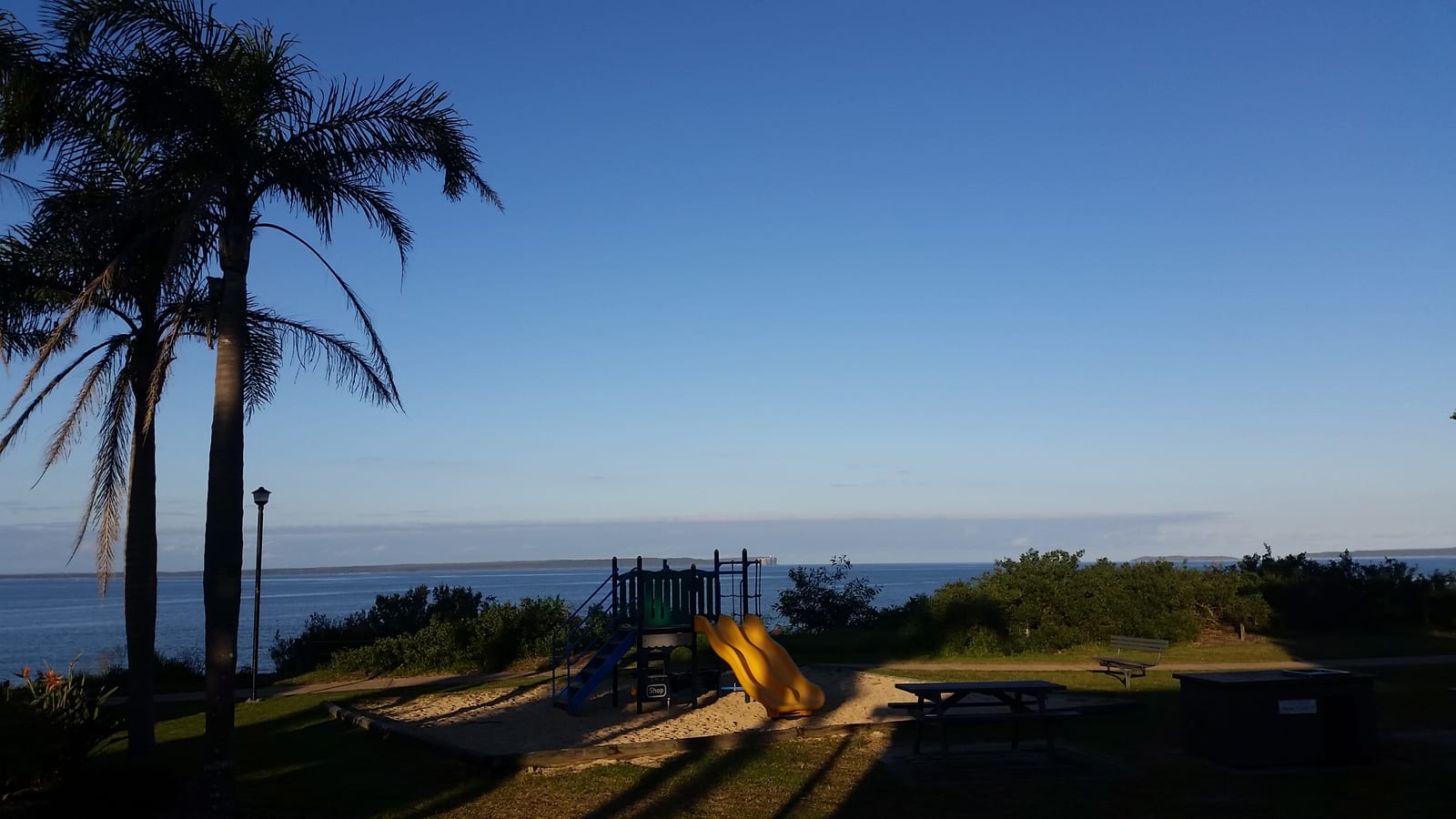 Huskisson Beach Tourist Resort overlooking Jervis Bay, NSW