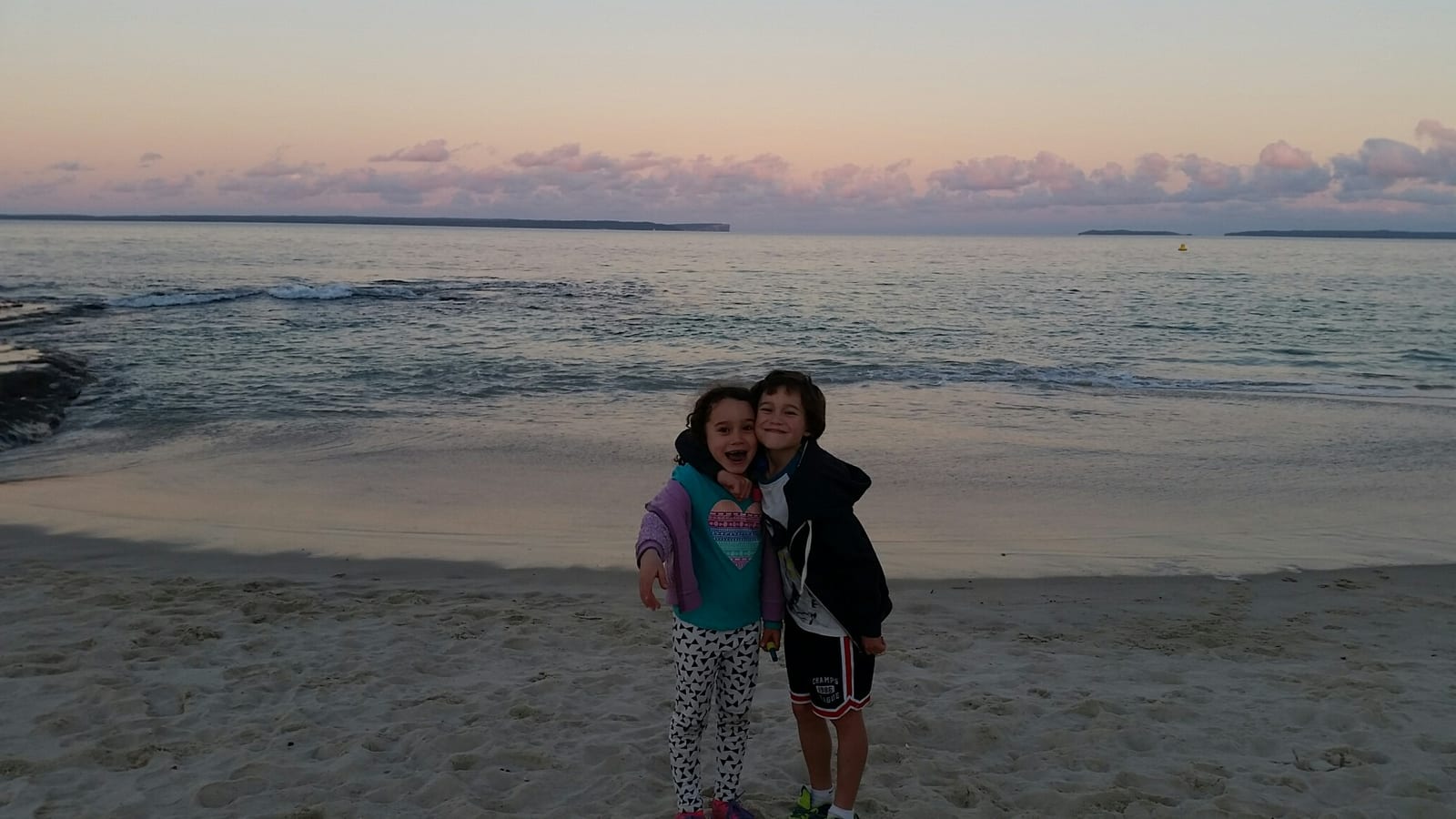 Sunset over Huskisson Beach, Jervis Bay, NSW