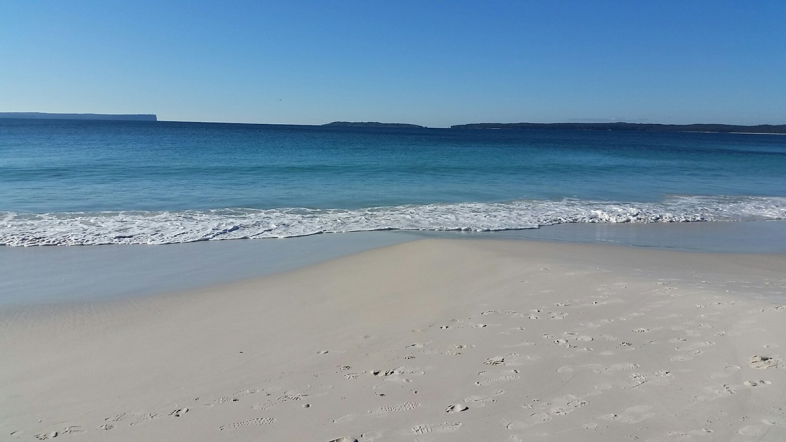 The world's whitest sand at Hyams Beach, Jervis Bay, NSW, Australia