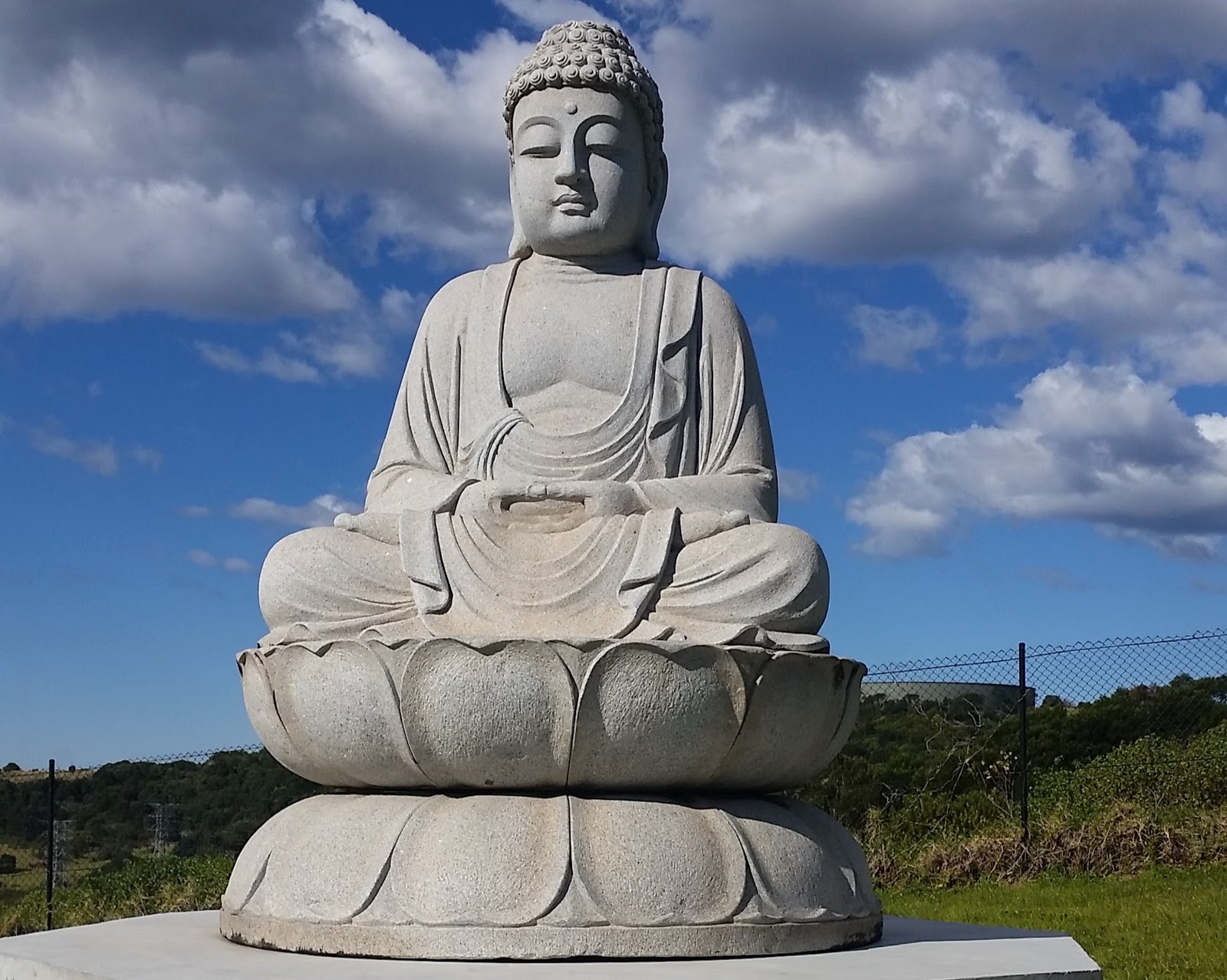 Buddhist statue in the grounds of Nan Tien Temple, Sydney NSW