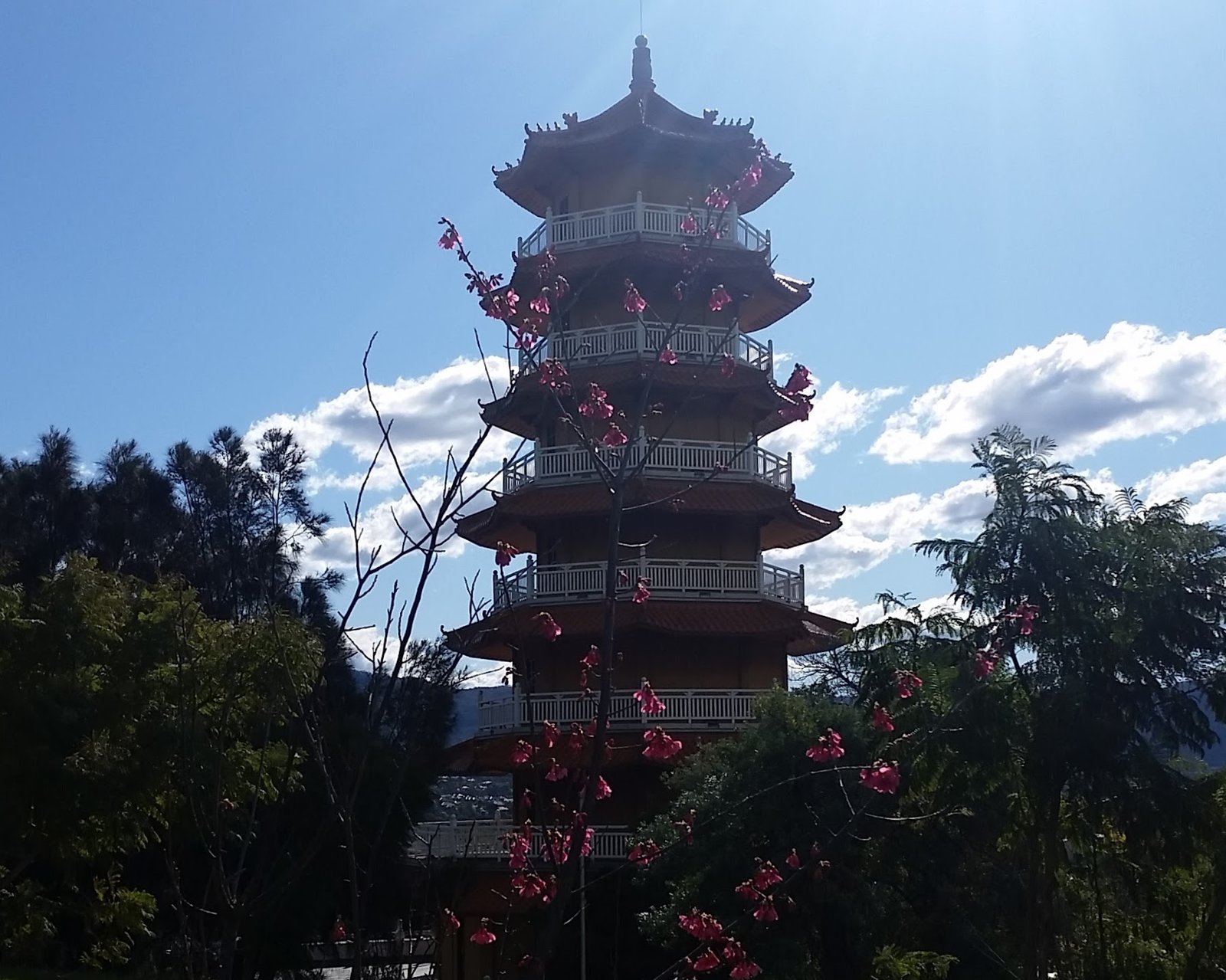 Path through Nan Tien Temple grounds, Sydney NSW