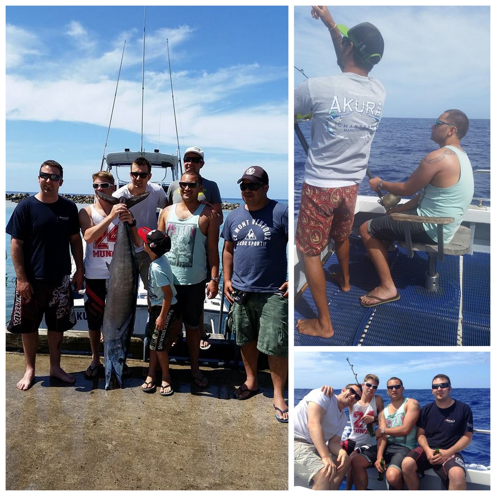 Akura fishing charters catch, Rarotonga