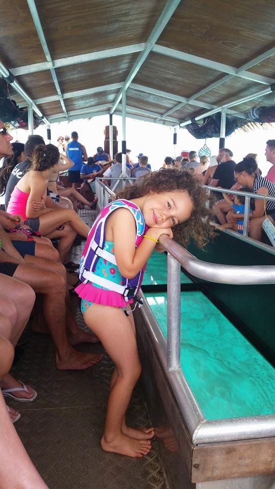 Glass-bottom views on Koka Lagoon Cruise, Rarotonga