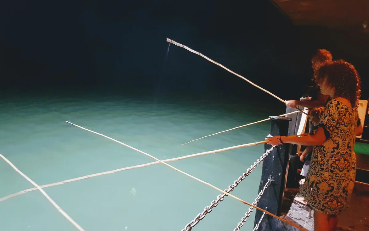 Squid Fishing - Indochina Junk Dragon Legend Cruise - World Travel Ambitions