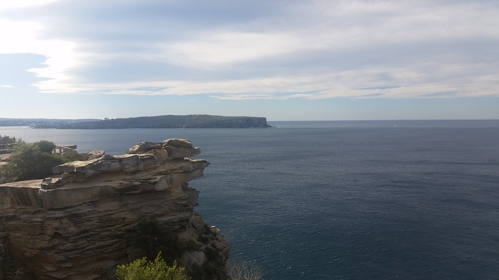 Coastal ocean views toward Watson's Bay, Sydney